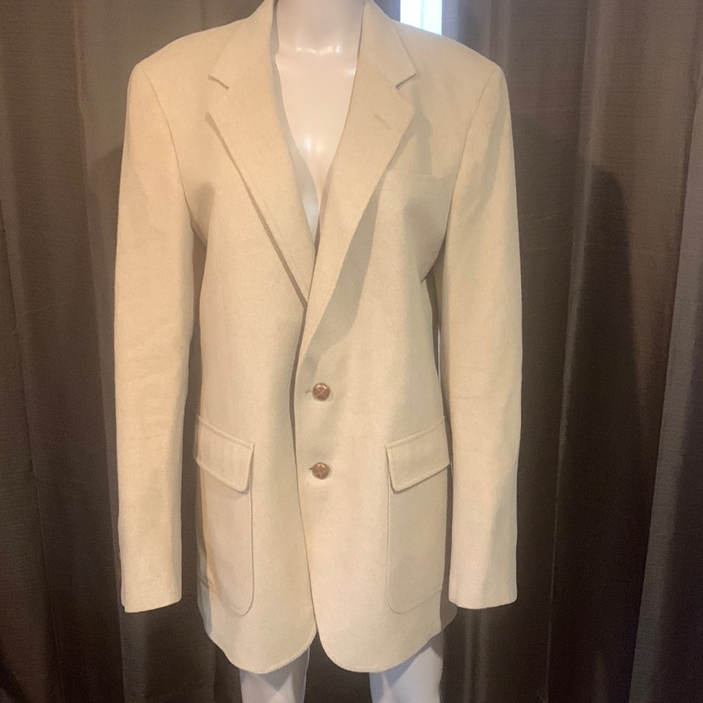 Vtg Camel Hair Blazer